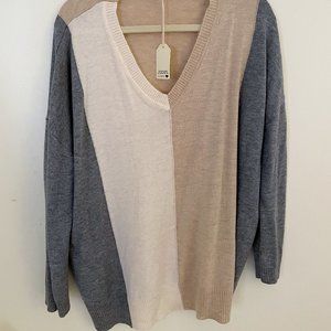 Soft Colorblock Sweater